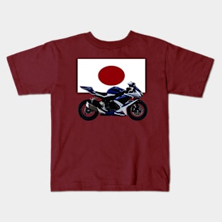 Japanese Motorcycle Suzuki GSXR Kids T-Shirt